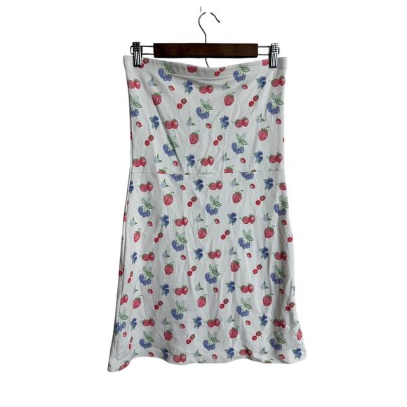 Djerf Avenue Summer Berries Tube Dress Womans XL - Picture 3 of 9